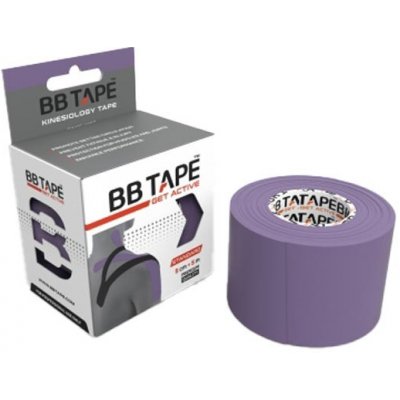 BB Tape Kineziologický tejp - 5 m x 5 cm Farba: svetlo fialová