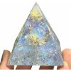 Orgonitová pyramída - Krištáľový lotosový kvet