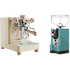 Lelit Bianca PL162T V3, gold + Eureka Mignon Specialita, CR tiffany blue