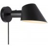 Nordlux | Nordlux - Nástenné svietidlo STAY 1xE27/60W/230V čierne | NX0803