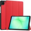 VSETKONAMOBIL 125494 LEATHER Zaklápací kryt pre Samsung Galaxy Tab A11 červený