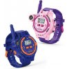 Wiky Hodinky a vysielačka walkie-talkie set fialové 2 ks