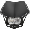 UNI přední maska včetně světla V-Face FULL LED, RTECH (černá) M400-1505