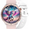 Smart hodinky Rubicon Komunikačné hodinky KF14 pre dievča, ružové