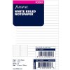 Filofax Náplň do vreckového diára - linajkované papiere biele