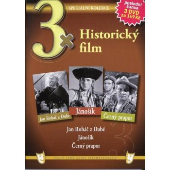 3x DVD - Historický film