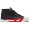 TENISKY DIESEL D-VERSE S-D-VERSE MID II SNEAKERS BLACK/CHINESE RED