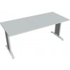 Hobis Rokovací stôl Flex, 180x75,5x80 cm, sivý/kov