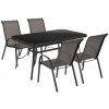 Garden King Záhradná zostava Freddo stôl + 4 kreslá