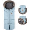PETITE&MARS Set zimný fusak Arctic 4v1 + rukavice na kočík Furry Sky Whisper