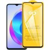 Honor X6a 9D-full (celoplošné lepidlo) celoplošná ochrana obrazovky odolná proti poškriabaniu, odolná proti nárazom, so skleneným rámom, tvrdené sklo, s utierkou