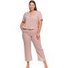 Dámske pyžamo Moraj PDD5000-008 Farba: Béžová, Veľkosť: 2XL