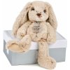 Plyšový zajačik Beige Bunny Copain Calin Histoire d’ Ours béžový 25 cm v darčekovom balení od 0 mes