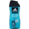 Adidas After Sport Shower Gel 3-In-1 osvěžující sprchový gel 250 ml pro muže