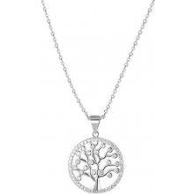 Beneto Strieborný náhrdelník so stromom života AGS1137 / 47