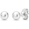 Šperky Nina – Strieborné náušnice Čistá kvapka – guličky 925/1000 (6 mm) - ns ag h 274 (Strieborné náušnice Čistá kvapka – guličky 925/1000 (6 mm) - ns ag h 274)