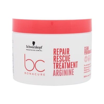 Schwarzkopf Professional BC Bonacure Repair Rescue Arginine Treatment regenerační maska na poškozené vlasy 500 ml pro ženy