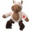 Dog Fantasy Snuggle hračka pískacie zvieratko s uzlami 21 cm