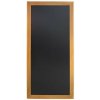 Nástenná tabuľa Long 56 x 120 cm , lakovaná, Teak