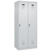 Šatňová skriňa C+P Cabo-Plus 2 oddelenia, 800 x 500 x 1850 mm, sivá