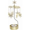 Pluto produkter Rotující svícen Art Deco Star Gold