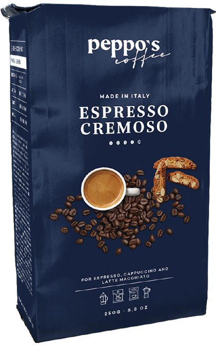 O‘CCAFFÈ káva peppo´s ESPRESSO CREMOSO 1 kg