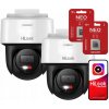 Sada otočných kamier 6Mpx HiLook od Hikvision PTZ-N2C600M-DE + 64GB karta
