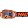 Okuliare 100% Armatic Neon Orange (číre plexi)