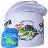 RDX Funkčná obojstranná čiapka Dinosaury Šedá/Modrá Veľ. 3