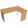 kancelársky stôl ergo ľavý 160x120 cm - GE 2005 L buk