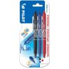 PILOT FriXion Clicker 07, BL 1ks modrá/červená/čierna