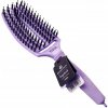 Olivia Garden Finger Brush kefa na vlasy masážna 6-radová stredná lavender