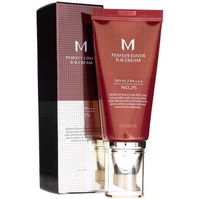 Missha M Perfect Cover BB Cream SPF42 BB-krém No.25 Warm Beige 50 ml