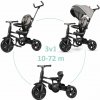 QPLAY Trojkolka Rito star Grey, skladacia, vek 10-72 mesiacov