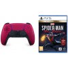 PlayStation 5 DualSense Wireless Controller, cosmic red + Marvel’s Spider-Man: Miles Morales CZ (Ultimate Edition) CFI-ZCT1W