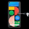 Ochranná fólia obrazovky Google Pixel 4a 5G 2.5d odolná proti poškriabaniu a nárazom, tvrdené sklo 9H, s utierkou