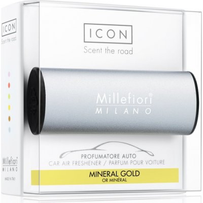 Millefiori Icon Mineral Gold vôňa do auta Metallo 1 ks