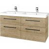 Dreja Umývadlová skrinka Q MAX SZZ4 120 - D09 Arlington / Úchytka T06 / D09 Arlington