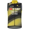RAPIDGEAR Cyklistická vesta - VISMA TDF25 REPLICA WINDBODY - žltá/čierna M