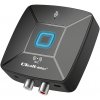 Qoltec bluetooth audio adaptér s NFC, 2x RCA, 3,5 mm AUX, handsfree, 10 m