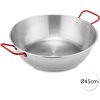 Garcima 13418 Oceľová WOK paella panvica, 45cm