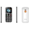 Aligator A321 Senior Dual SIM, bílá + nabíjecí stojánek