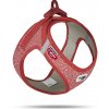 CURLI Postroj pre psov so sponou Merino vlna Red 3XS, 1,5-3 kg