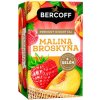 Bercoff Malina broskyňa prémiový ovocný čaj 16 x 2 g (32 g)