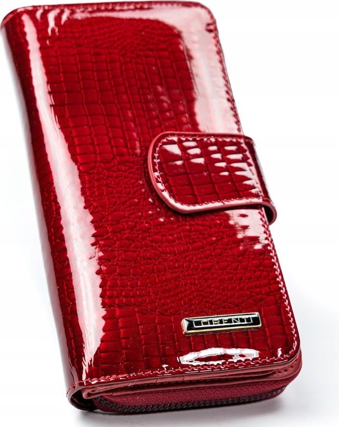 Lorenti dámska lakovaná peňaženka kožená 76116 červená