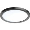 AZZARDO AZ2843 DECOline SLIM 15 ROUND 4000K IP44 BLACK zápustné LED svietidlo 12W/1000lm IP44 čierna