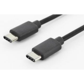 Assmann AK-300138-010-S USB 3.0, USB C M (plug)/USB C M (plug), 1m, černý