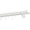 Garniža 19x19mm obyčajná tyč - 2rady - TODI MAX - biela