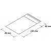 NAKUPIM.SK Celofánové sáčky s lepiacou klopou 80x120mm