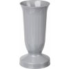 Váza náhrobná kalich šedá - ťažké dno